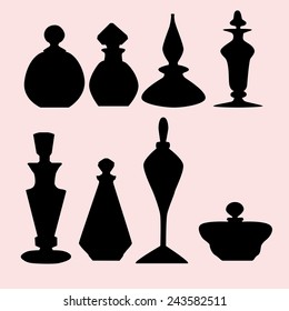 silhouettes  bottles