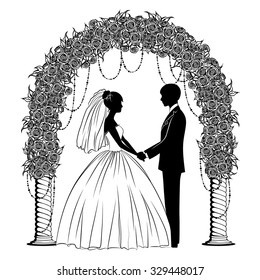 Wedding Silhouette Images Stock Photos Vectors Shutterstock