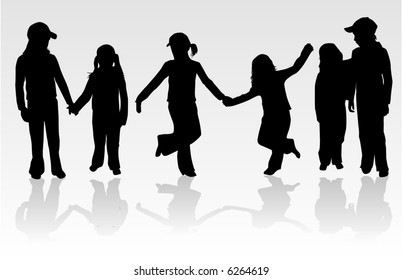 Silhouettes Childrens