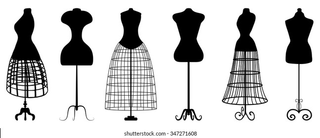 Fashion Mannequin Drawings