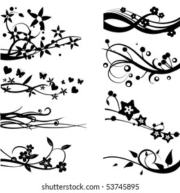 Silhouettes Floral