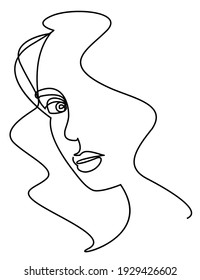 女性 横顔 イラスト 線 のイラスト素材 画像 ベクター画像 Shutterstock