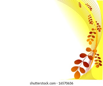  Silhouettes of leaves