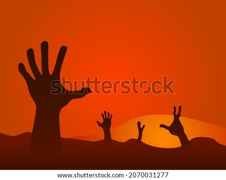  silhouettes of people being tortured in hell