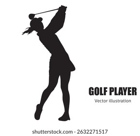 silhouettes of people dancing Golf Player vector 