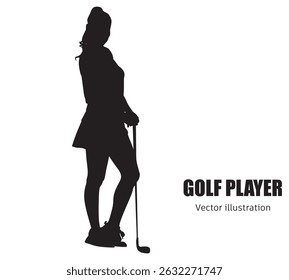 silhouettes of people dancing Golf Player vector 