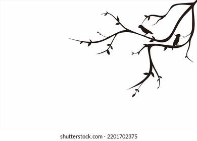 Ilustración de siluetas y árboles, vector. Escandinavia minimalista tres piezas de diseño de afiches. Diseño mural moderno, obras de arte. Decoración del hogar