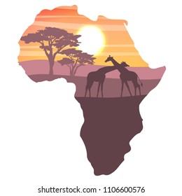 5,792 Africa map animals Images, Stock Photos & Vectors | Shutterstock