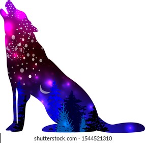 Featured image of post Galaxy Wolf Wallpapers The starry night live wallpaper will show you a beautiful spirit wolf in