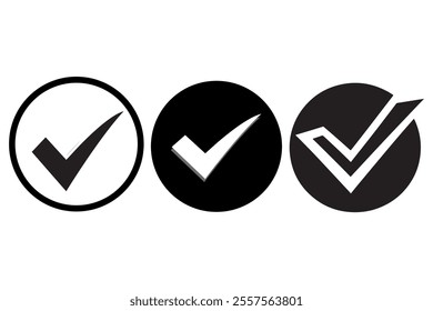 A silhouette-style checkmark that symbolizes reliability, completion, and affirmation in a timeless design.

