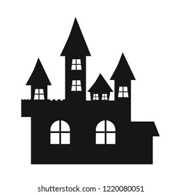 silhoutte horror castle