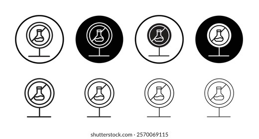 Silicon free icon Outline vector for web ui