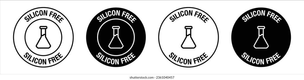 Silicon Freevector symbol in black color