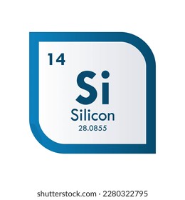 silicon icon set. vector template illustration  for web design