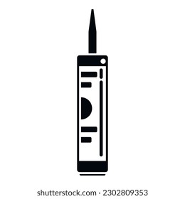 Silicon tube icon simple vector. Silicon glue. Home industry