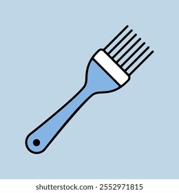 Silicone cooking brush vector icon. Kitchen appliances. Graph symbol for cooking web site design, logo, app, UI