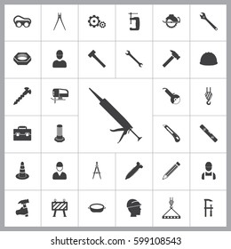 silicone icon. Construction icons universal set for web and mobile