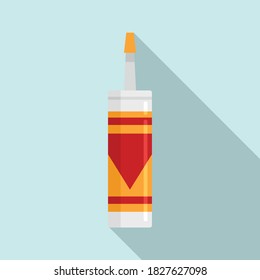 Silicone polyurethane foam icon. Flat illustration of silicone polyurethane foam vector icon for web design