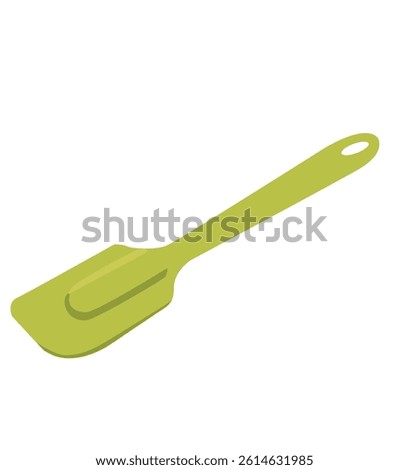 Silicone Spatula Vector. bakery spatula. silicone spatula, illustration, 