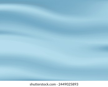 Fondo de seda Diseño para publicidad de productos para catálogo. fondo de seda azul. fondo de tela azul. Vector de textura suave. ilustración EPS 10.