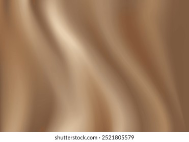 Design für Produktwerbung für Katalog. Goldene braune Seide Hintergrund. blauer Stoffhintergrund. Vektor mit glatter Textur. Abbildung EPS 10.