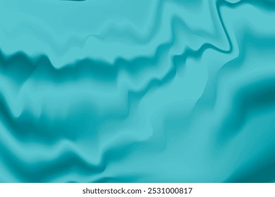 Fondo azul de seda. Patrón de Vector Abstractas con espacio de copia. Textura líquida de la onda, Fondo de pantalla liso de la cortina. Tela de Boda, satén. Diseño ondulado para el Anuncio, tarjeta, postal, telón de fondo.