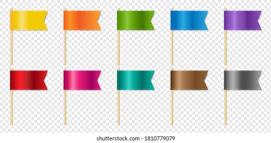 Banderas De Cintas Azules De Seda Aisladas De Fondo Transparente Con Malla De Gradiente, Ilustración De Vectores
