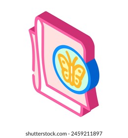 silk cleaning isometric icon vector. silk cleaning sign. isolated symbol illustration