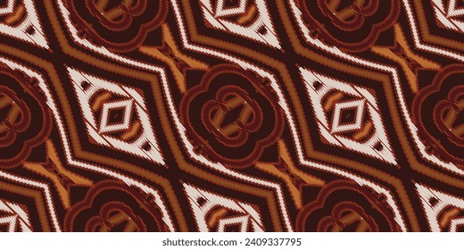 Silk fabric Patola sari Pattern Seamless Bandana print silk Motif embroidery, Ikat embroidery vector Design for Print jacquard slavic pattern folklore pattern kente arabesque