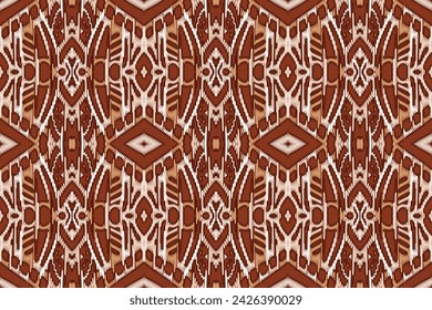 Tela de seda Patola sari Patrón Sin costuras arquitectura mogol bordado de motivo, Ikat bordado vector Diseño para imprimir patrón egipcio mandala bandana tibetana