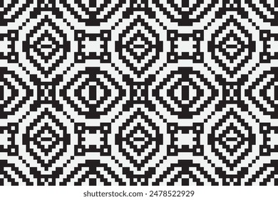 Silk fabric Patola sari Pattern Seamless Native American, Motif embroidery, Pixel Ikat embroidery vector Design for Print lace pattern turkish ceramic ancient egypt art jacquard pattern