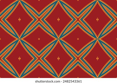 Silk fabric Patola sari Pattern Seamless Scandinavian pattern Motif embroidery, Ikat embroidery vector Design for Print figure tribal ink on cloth patola sari