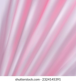 Seidengewebe, weiches Rosa. Rosenfarbe, Rosenfarbe, Rose. Schöne, weiche, zerbrochene rosa Seidenstruktur.