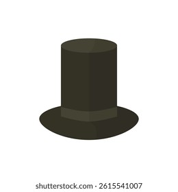 Silk Hat Icon. Gentleman's hat. Vector.