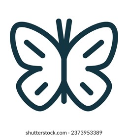 Silk icon. Silk butterfly outline icons. Natural fiber. Vector