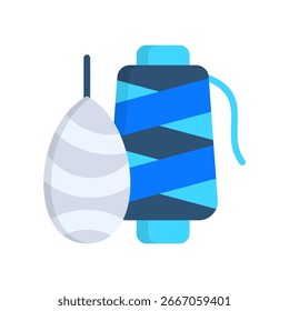Icono de seda Ilustración vectorial plana