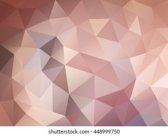 Silk pale pink abstract mosaic polygonal background