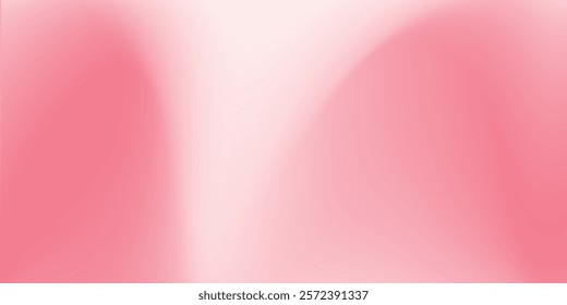 Silk pink background. Abstract vector pattern with copy space. Liquid wave texture, smooth drapery wallpaper. Wedding fabric, satin. Wavy design for banner, card, postcard, backdrop.