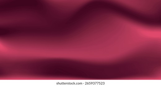 Fondo rosa seda. Patrón de Vector Abstractas con espacio de copia. Textura líquida de la onda, Fondo de pantalla liso de la cortina. Tela de Boda, satén. Diseño ondulado para el Anuncio, tarjeta, postal, telón de fondo.