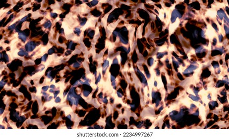 Silk print background design with leopard skin texture.