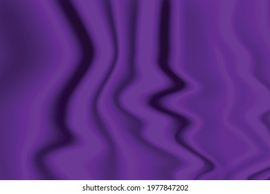 Silk purple background. Abstract vector pattern with copy space. Liquid wave texture, smooth drapery wallpaper. Wedding fabric, satin. Wavy design for banner, card, postcard, backdrop.
