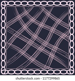 Silk scarf design