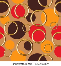 silk scarf design, chain pattern, textile print - vector background