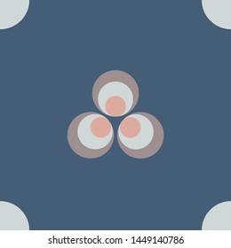 silk scarf design, geometric pattern, fashion, textile print - vector background