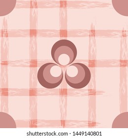 silk scarf design, geometric pattern, fashion, textile print - vector background