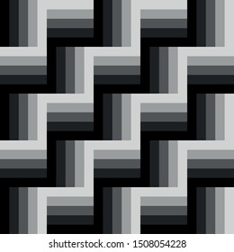 silk scarf design, geometric pattern, fashion, textile print - vector background
