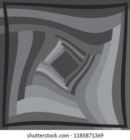 Silk scarf design on gray background