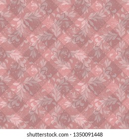 silk scarf design, pattern, textile print - vector background