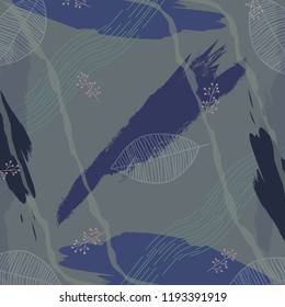 Silk scarf with floral design pattern