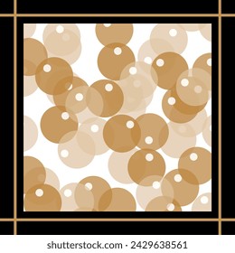Silk scarf geometric pattern. Vector Illustration.